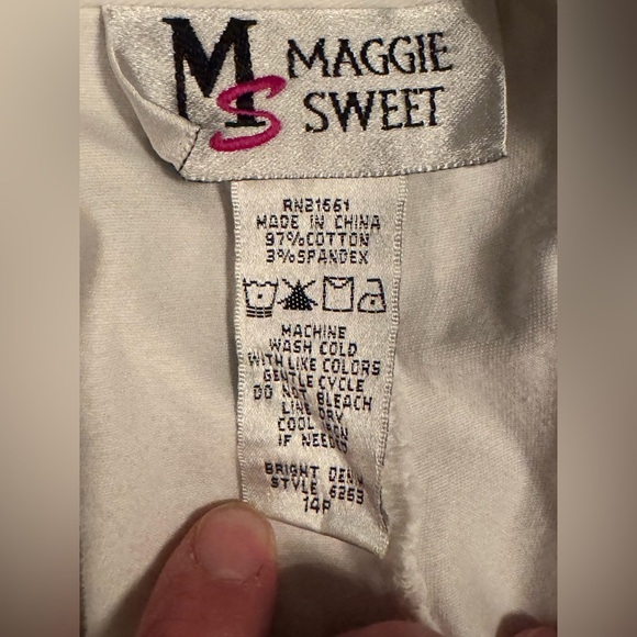 Maggie sweet 14p Cream Pants - Picture 3 of 5